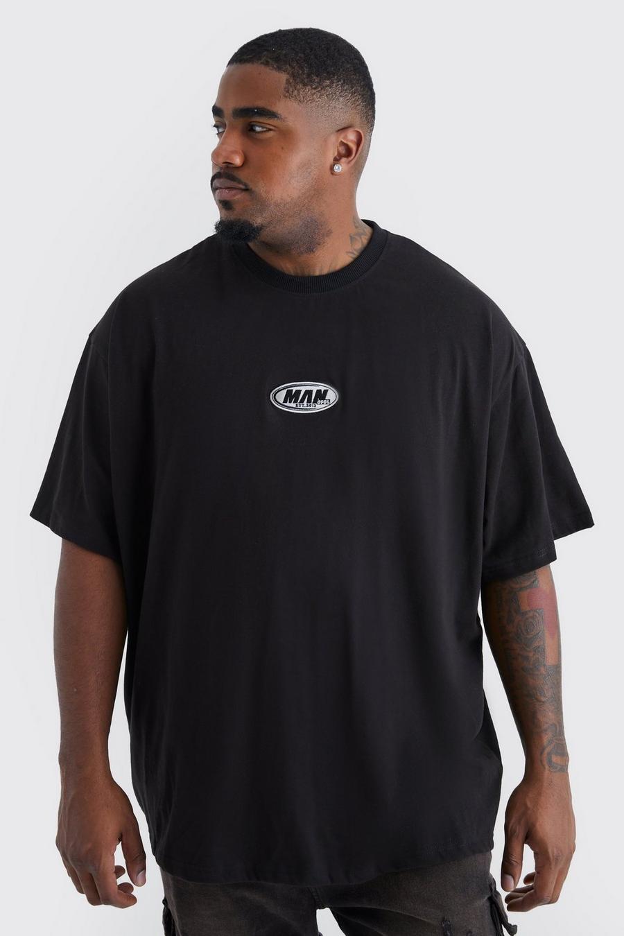 Black noir Plus Oversized T-shirt