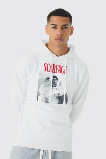 White Scarface License Hoodie