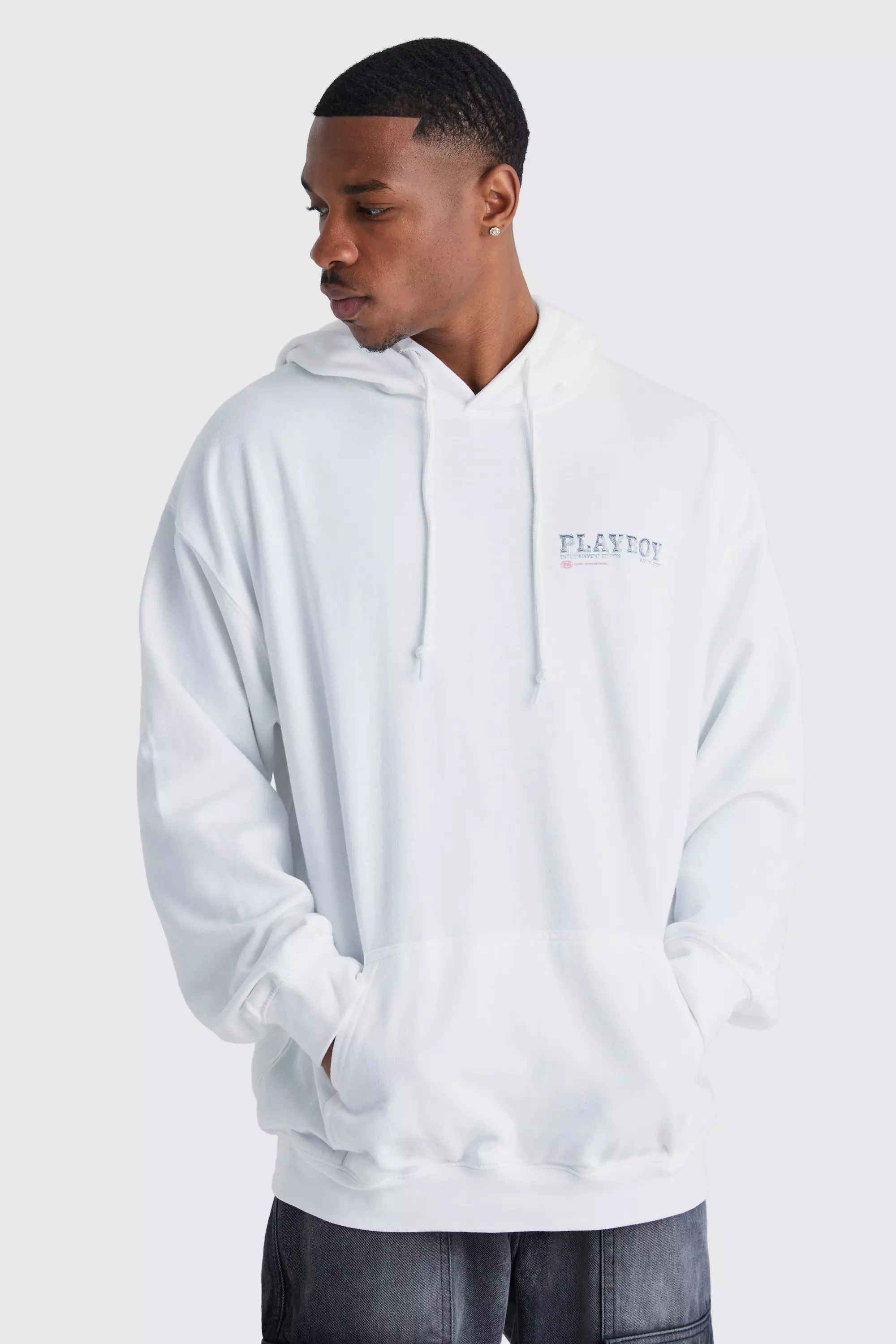 Playboy reflective hoodie hotsell