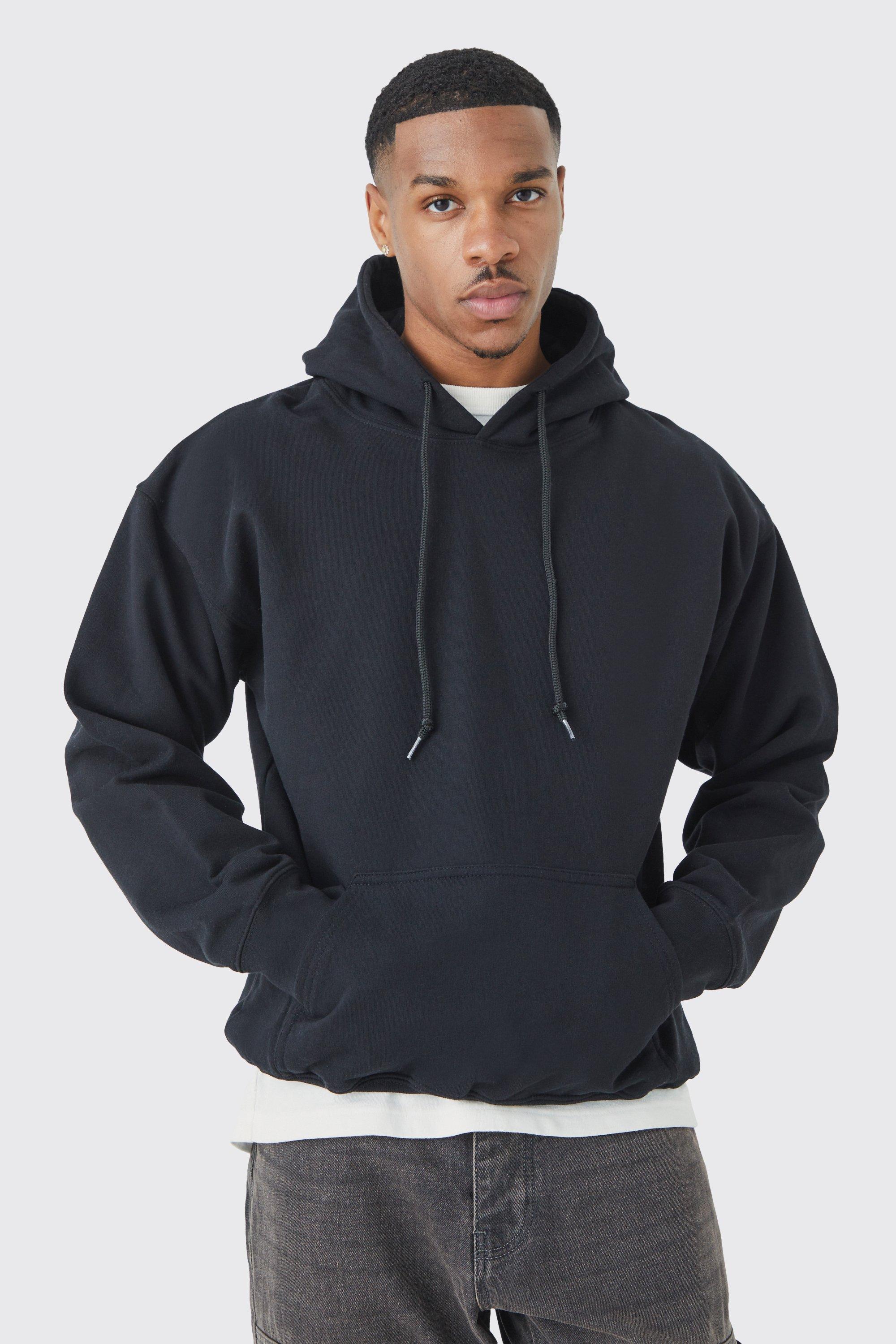 Boohoo black online hoodie