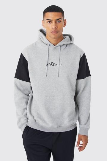 Grey Man Signature Color Block Hoodie