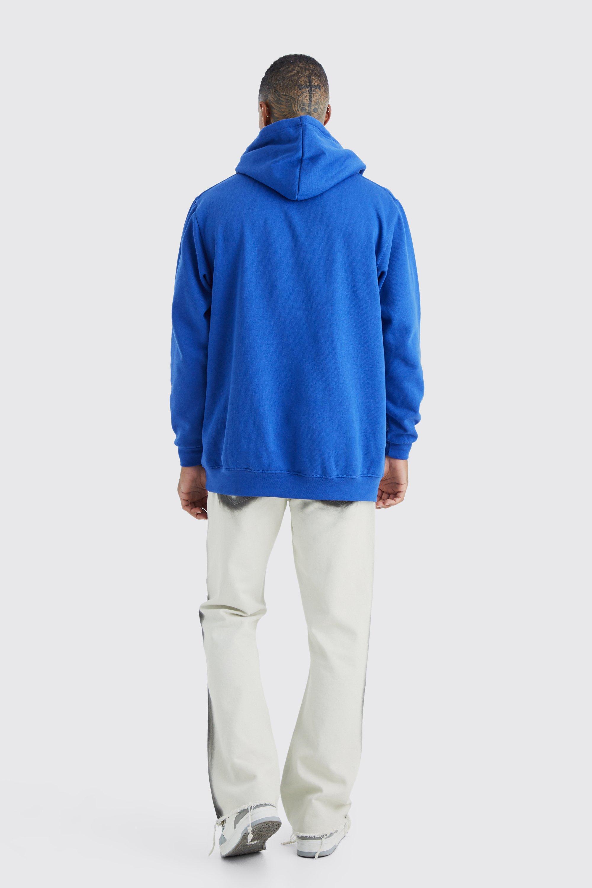 Boohoo discount blue hoodie