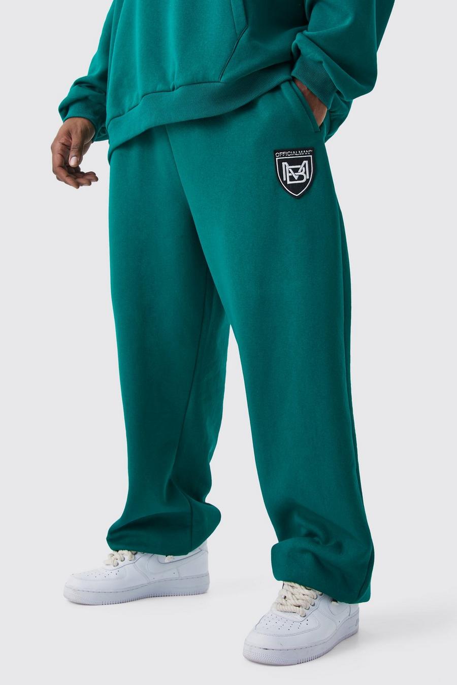 Pantaloni tuta Plus Size oversize Worldwide Football, Green image number 1