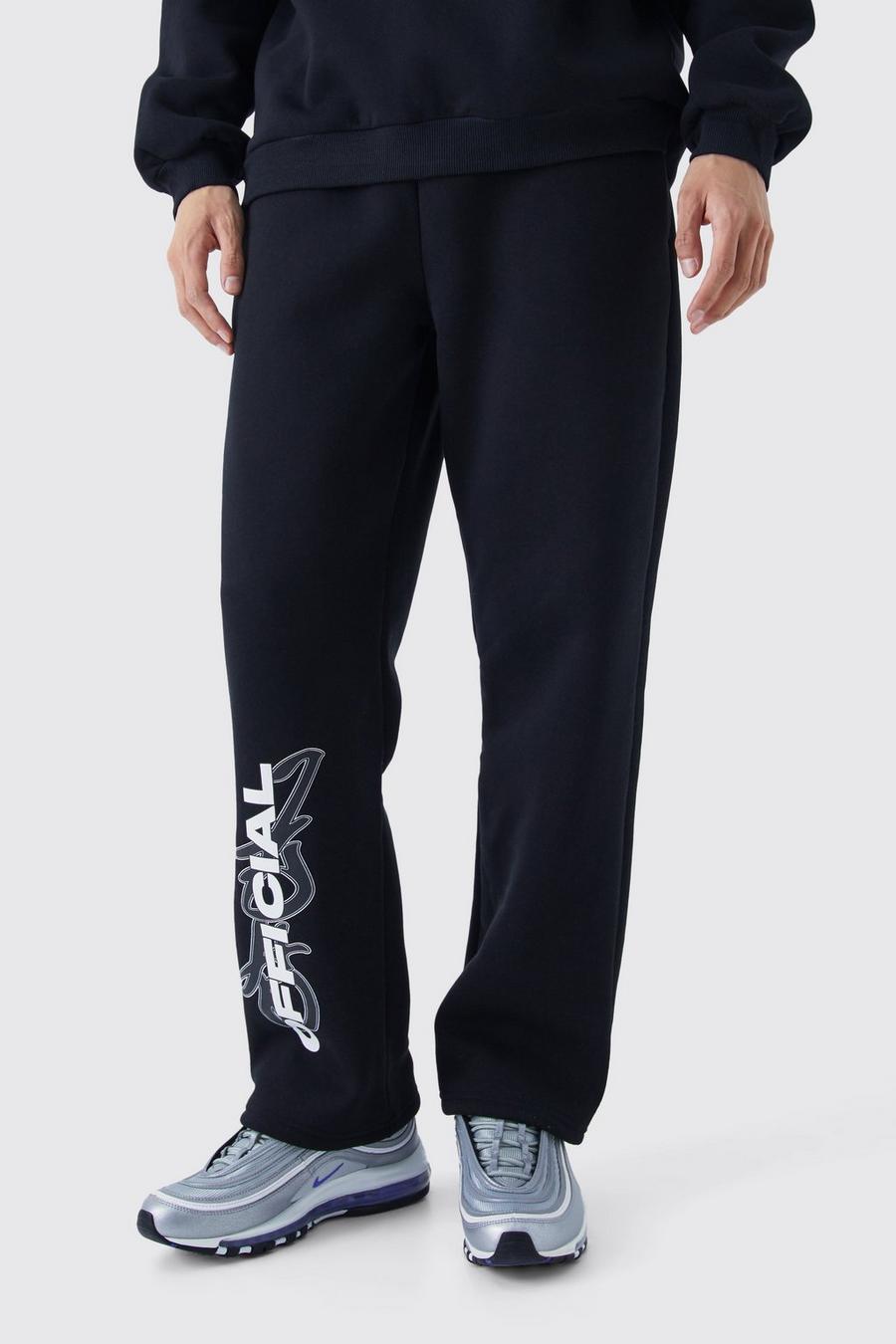 Black Official Relaxed Jogger