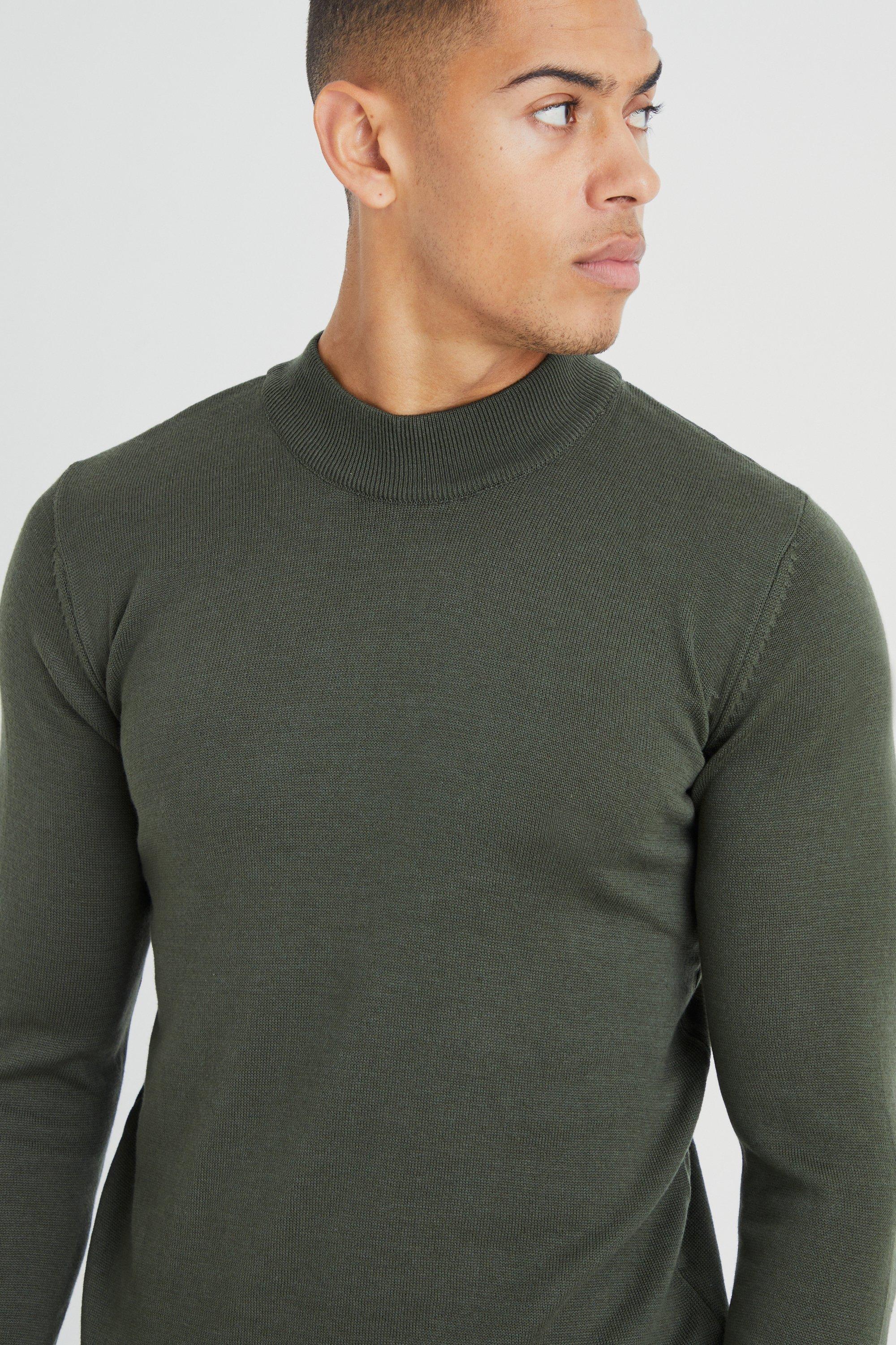 Khaki mens jumper best sale