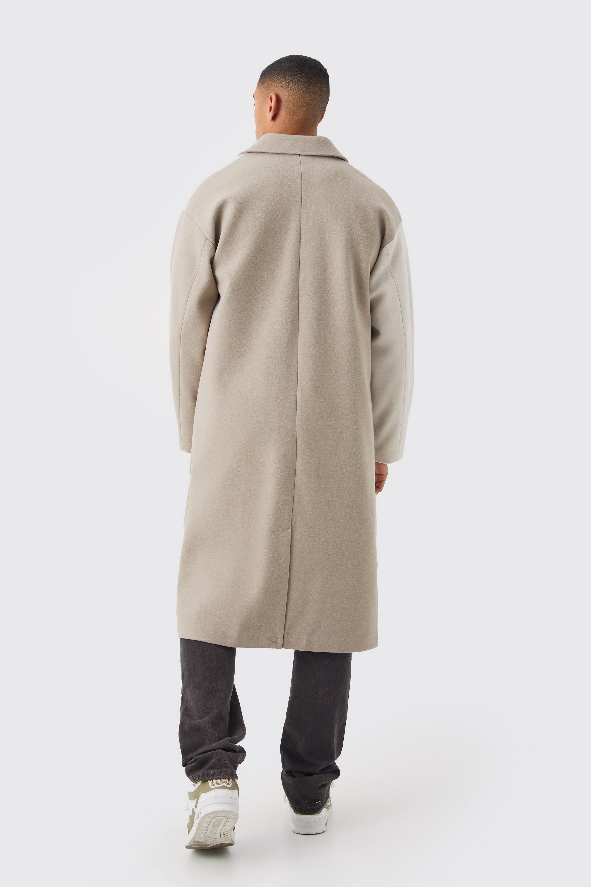 Mens 2025 stone overcoat