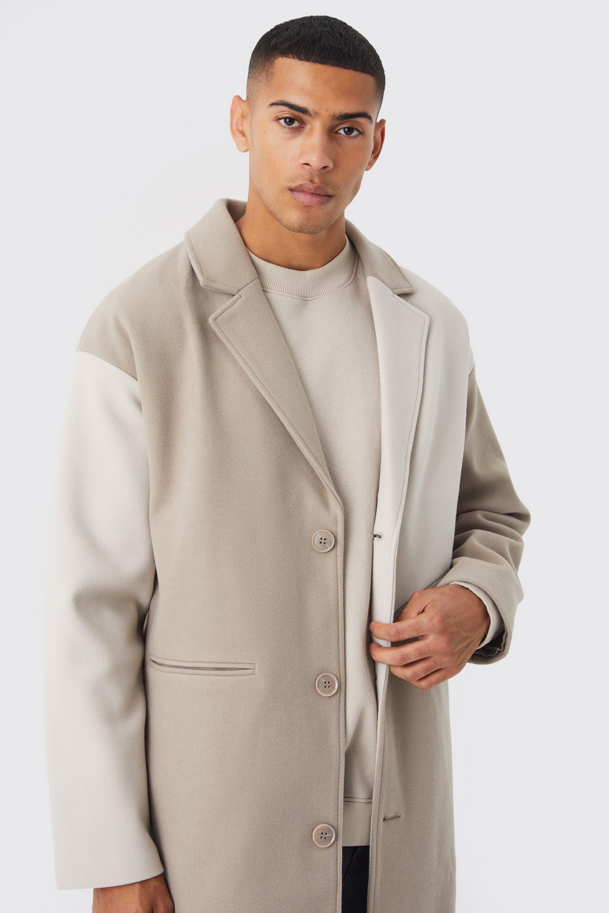 Mens on sale stone overcoat