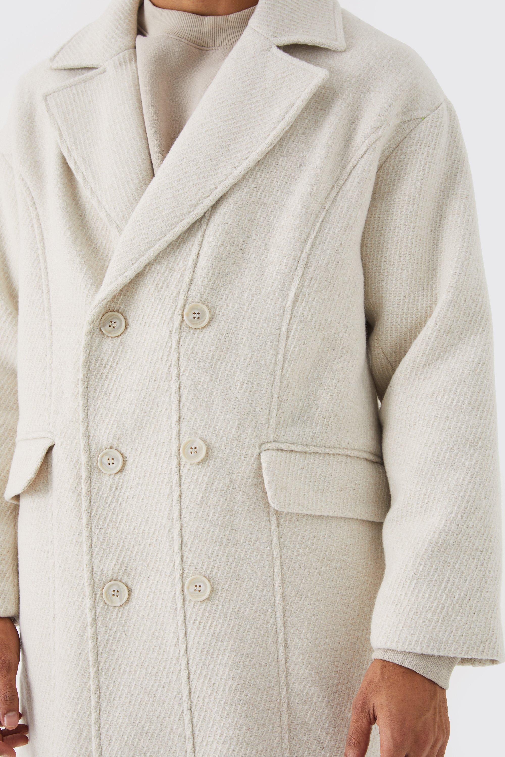 Textured overcoat clearance