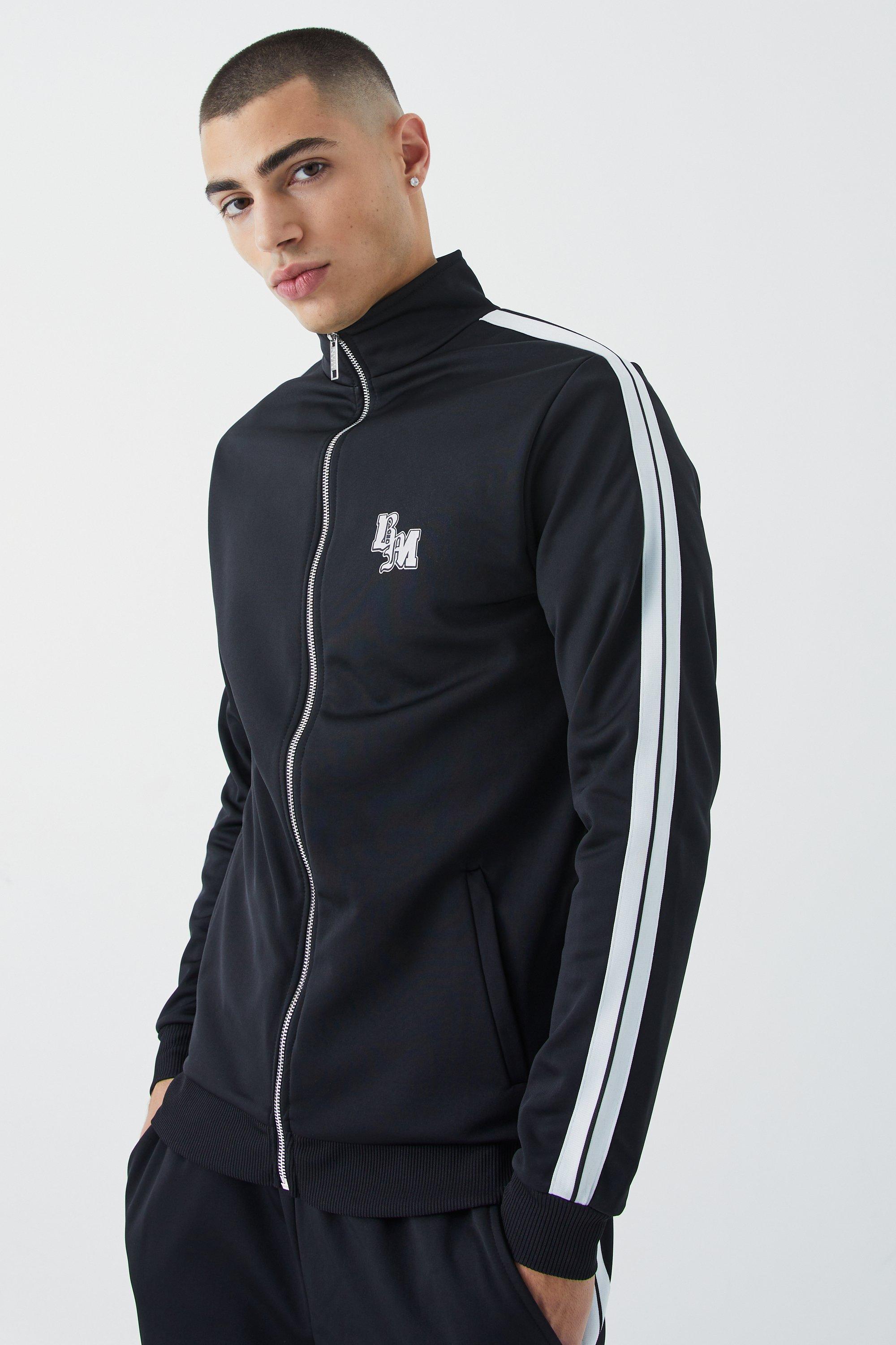 Side tape tracksuit on sale