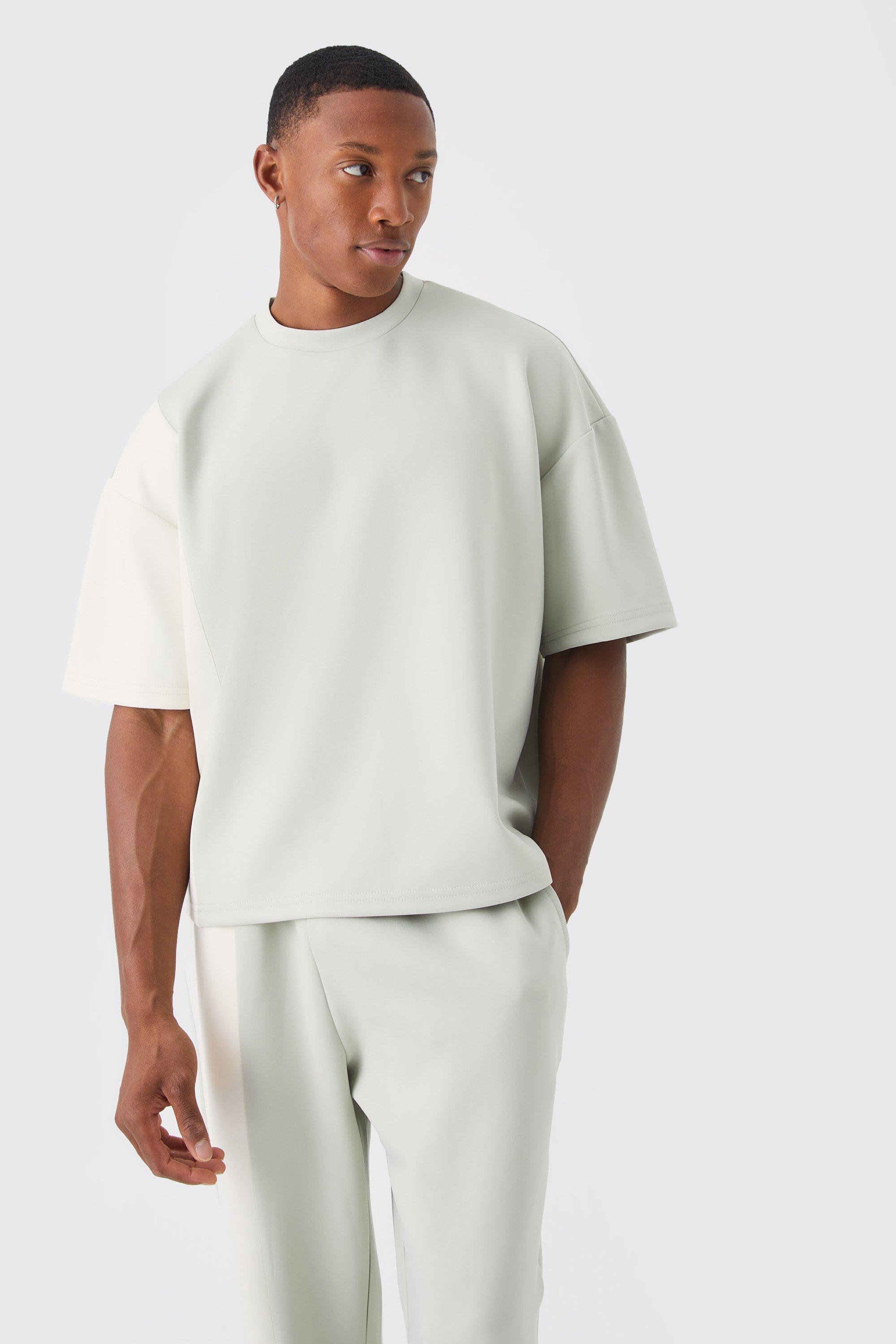 Oversized Scuba T-shirt And Jogger Set