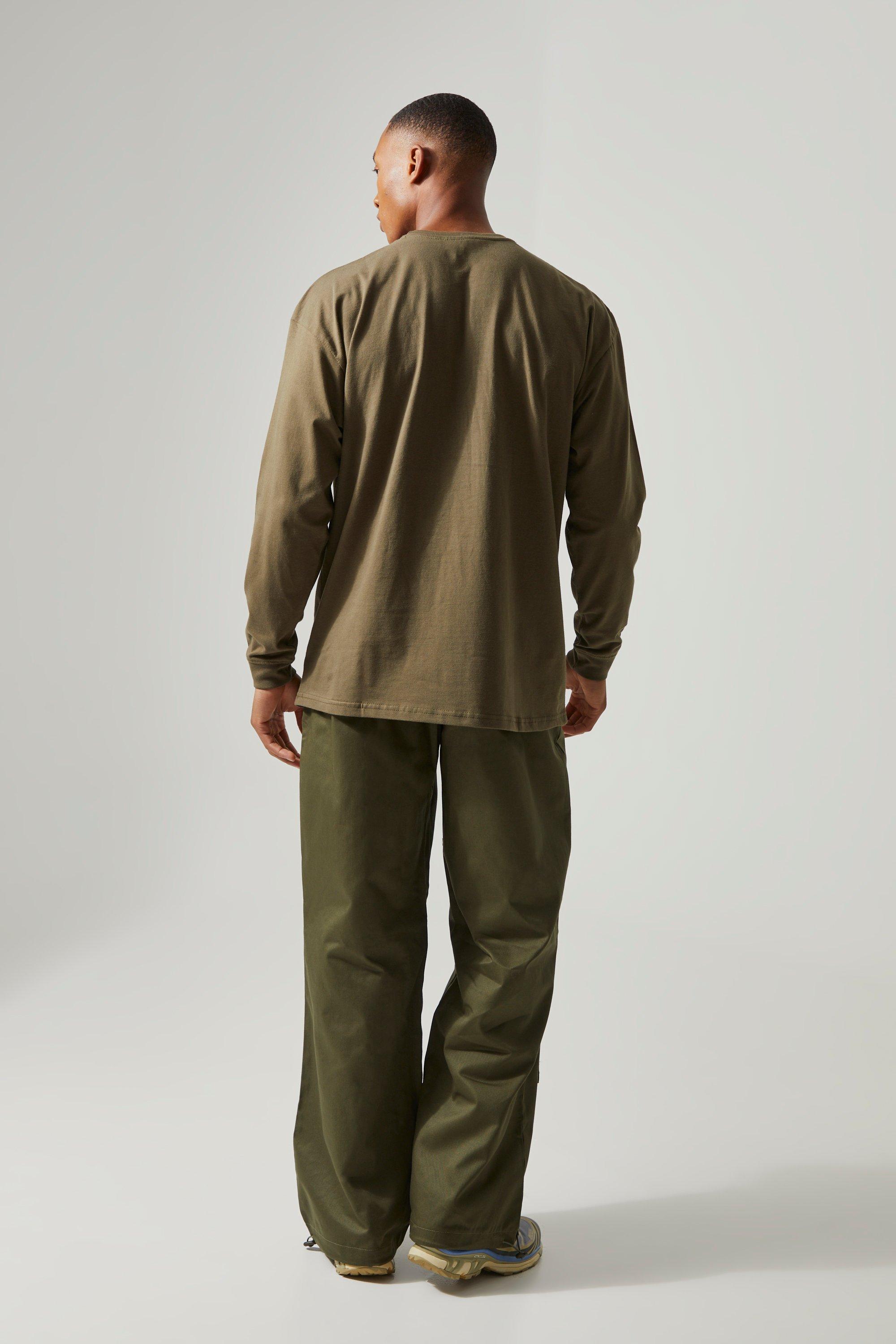 Men's wide leg outlet cargo pants