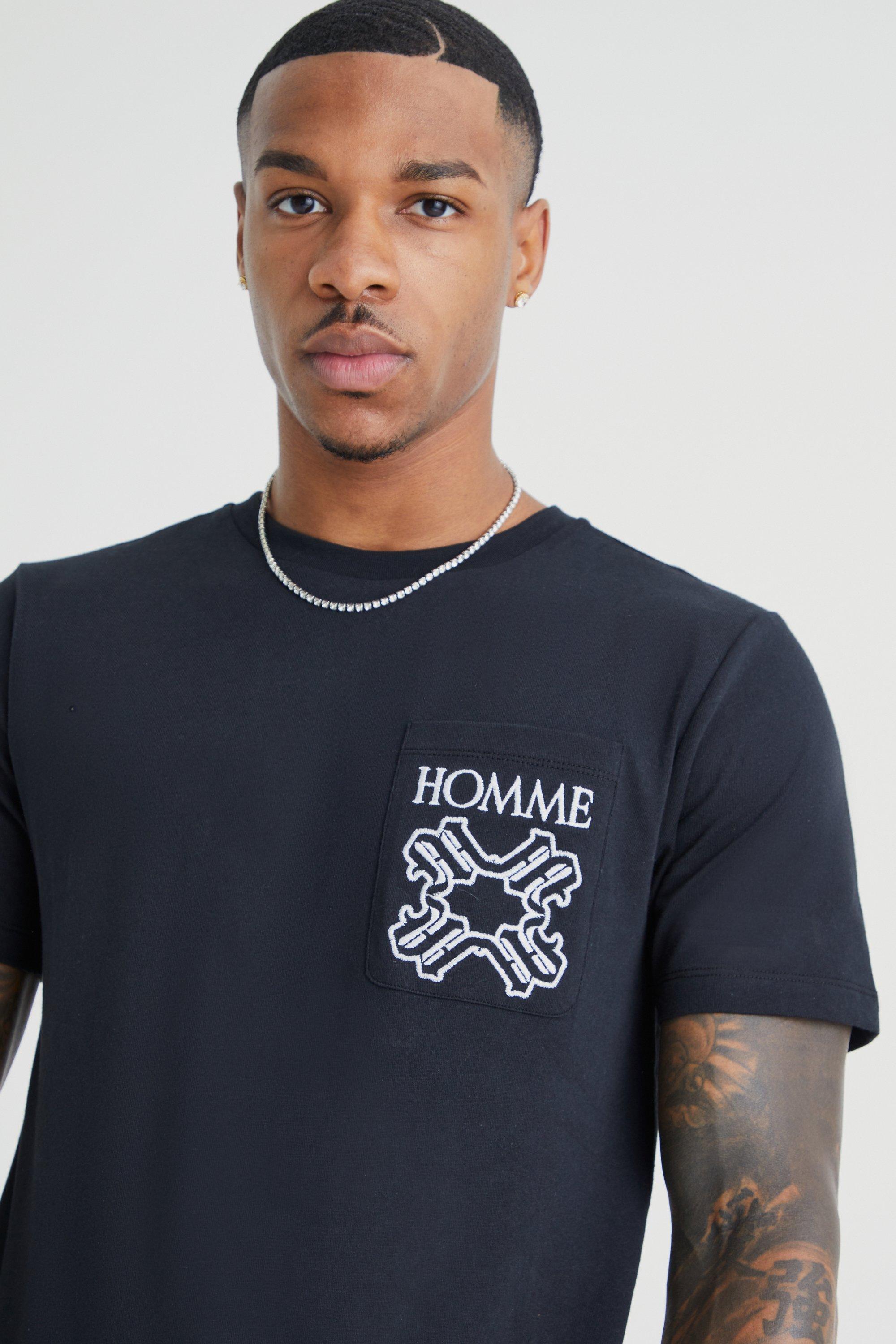 Tee shirt slim discount homme