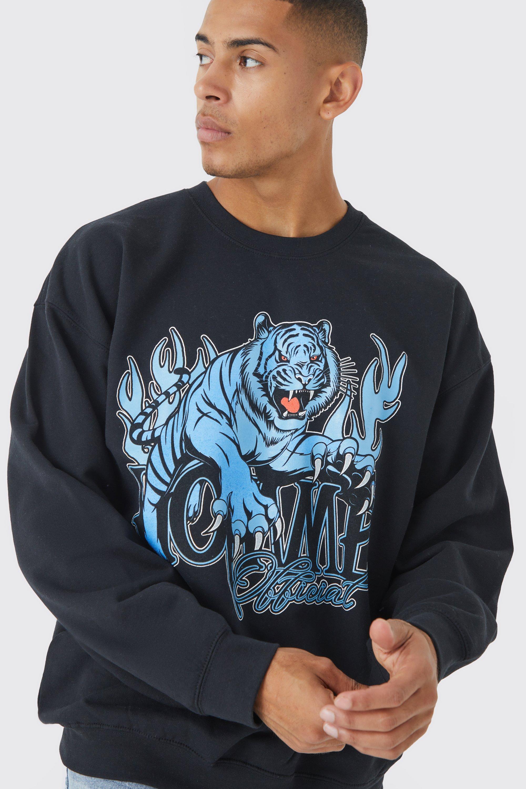 Black best sale tiger sweatshirt