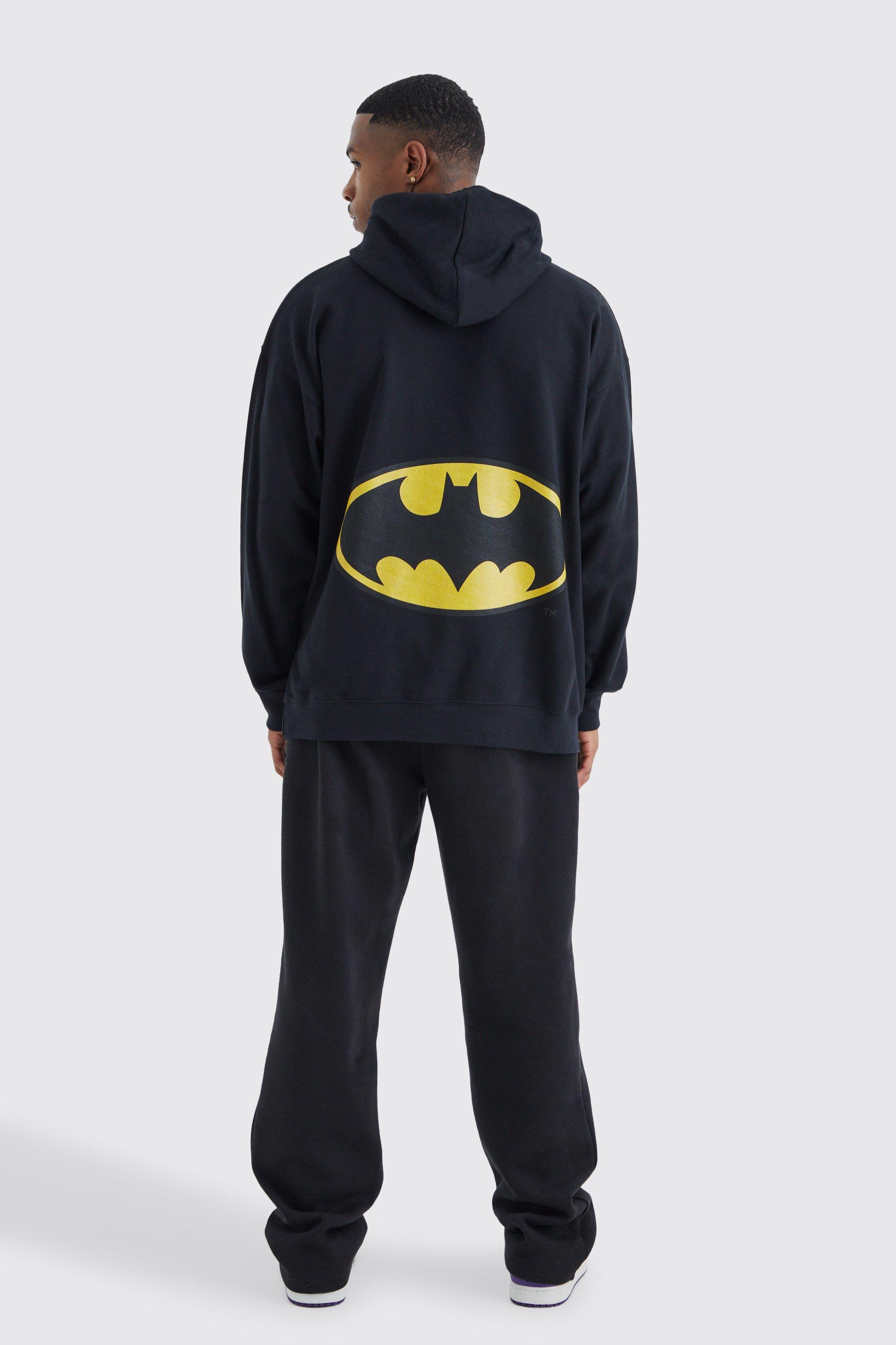 Oversize Hoodie mit lizenziertem Batman Print boohoo DE