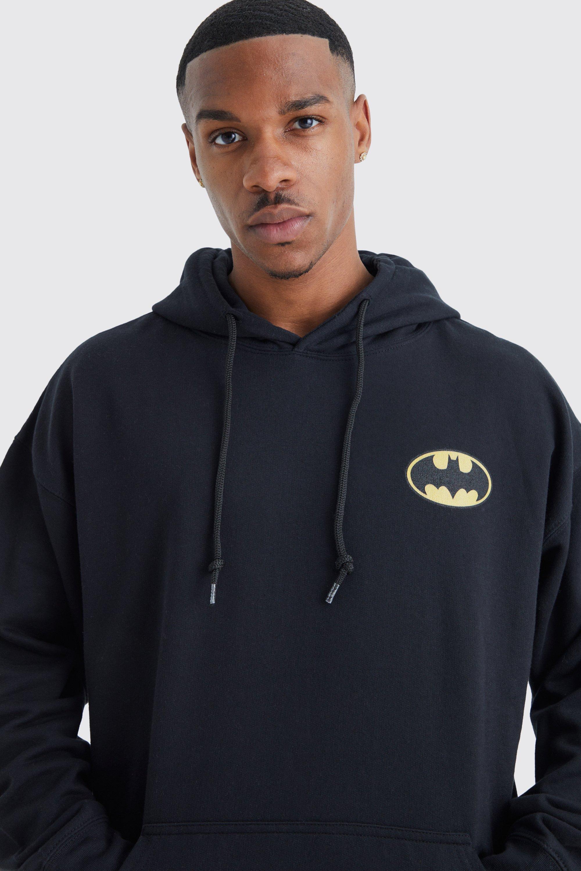 Black cheap batman hoodie