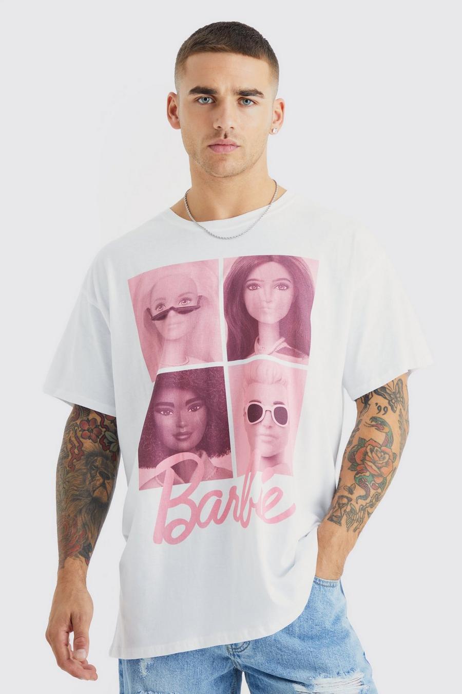 White Oversized Barbie License T-shirt