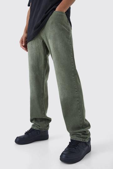 Sage Green Jeans Boohoo Uk