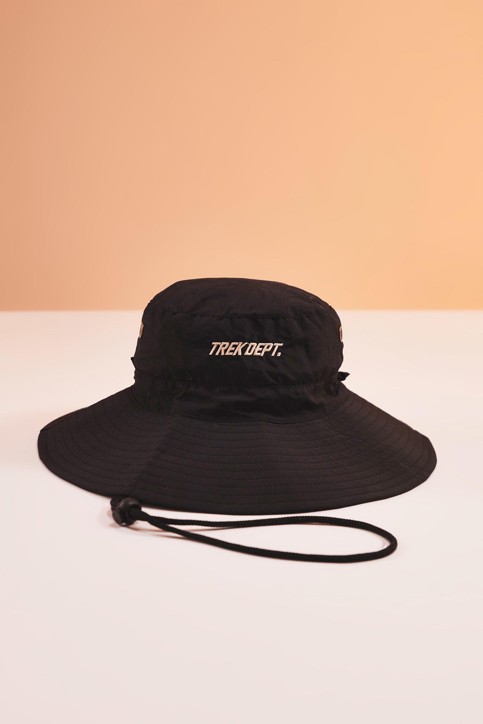 Le Mans Bucket Hat in Black and Creme Le Mans Bucket Hat in Black and Creme