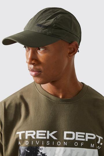 Active Trek Nylon Bungee Cap khaki