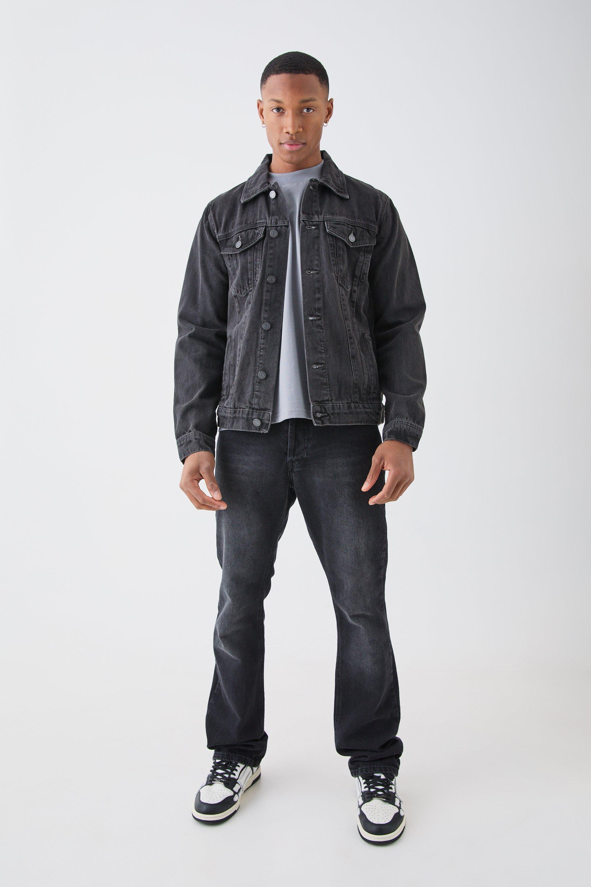 Mens denim hotsell jacket boohoo