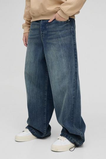 Denim Parachute Washed Jeans vintage blue
