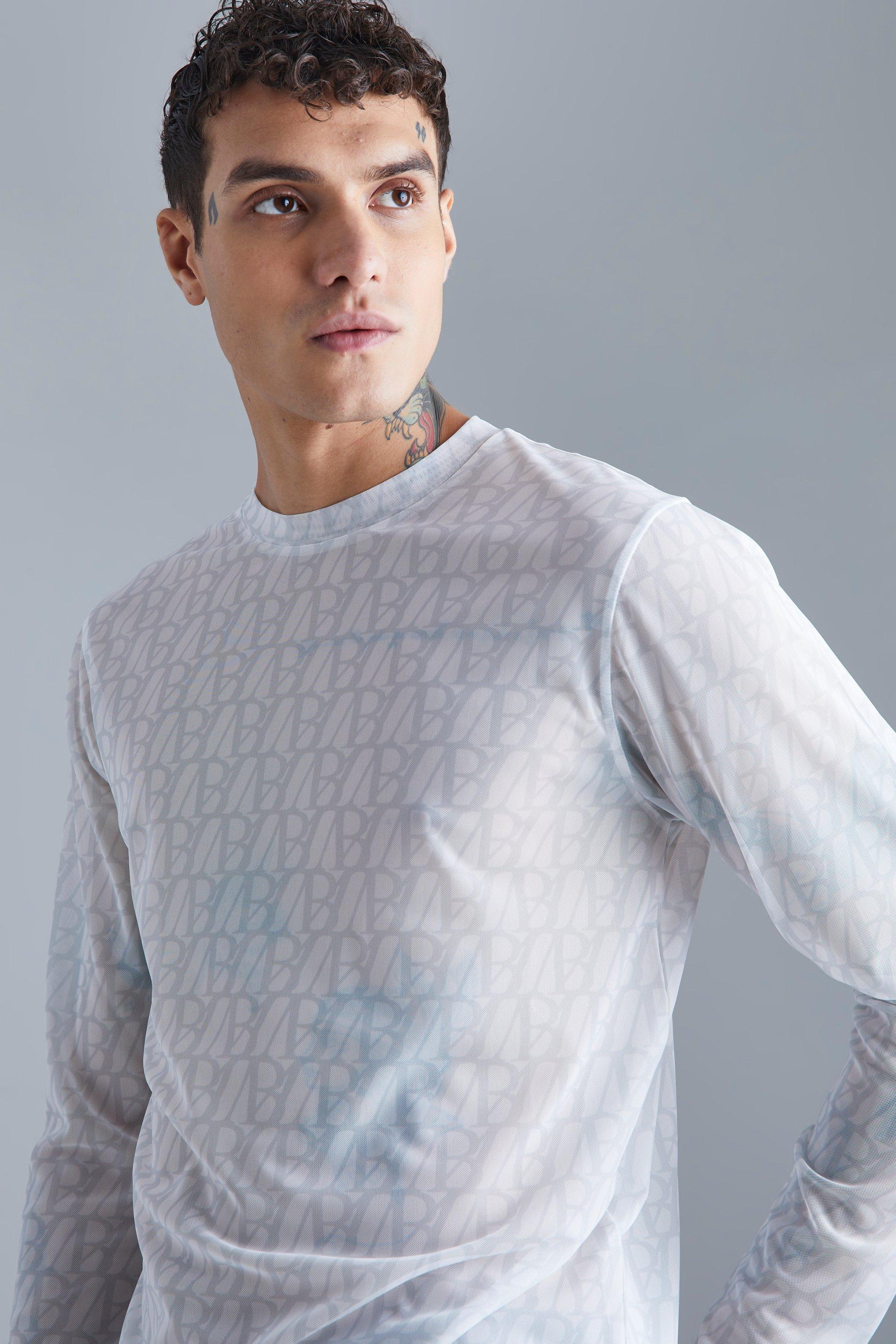 Mesh t outlet shirt mens