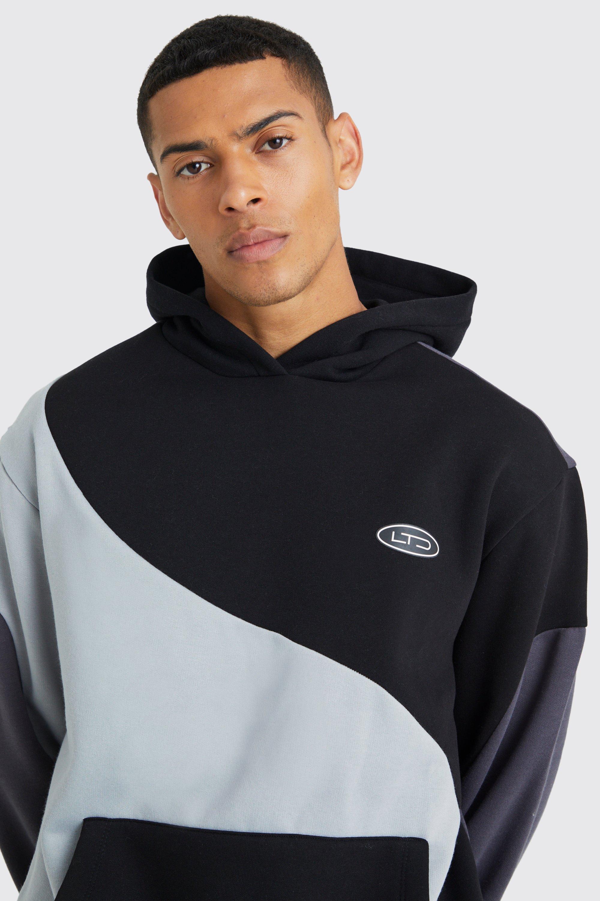 Nike hoodie oversize online color block