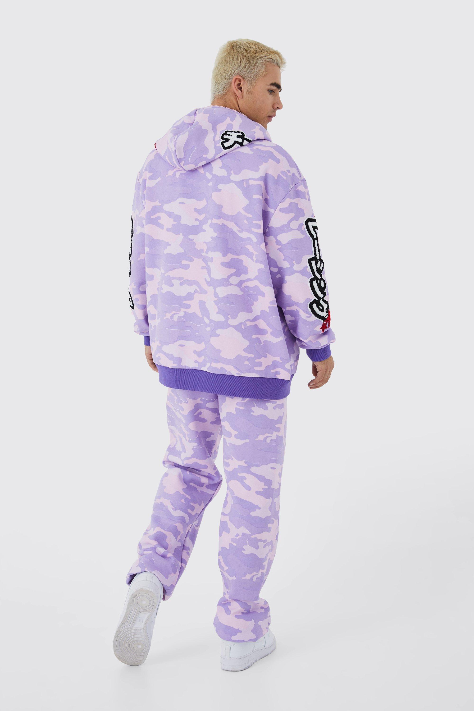 Pantalon camuflaje best sale morado hombre