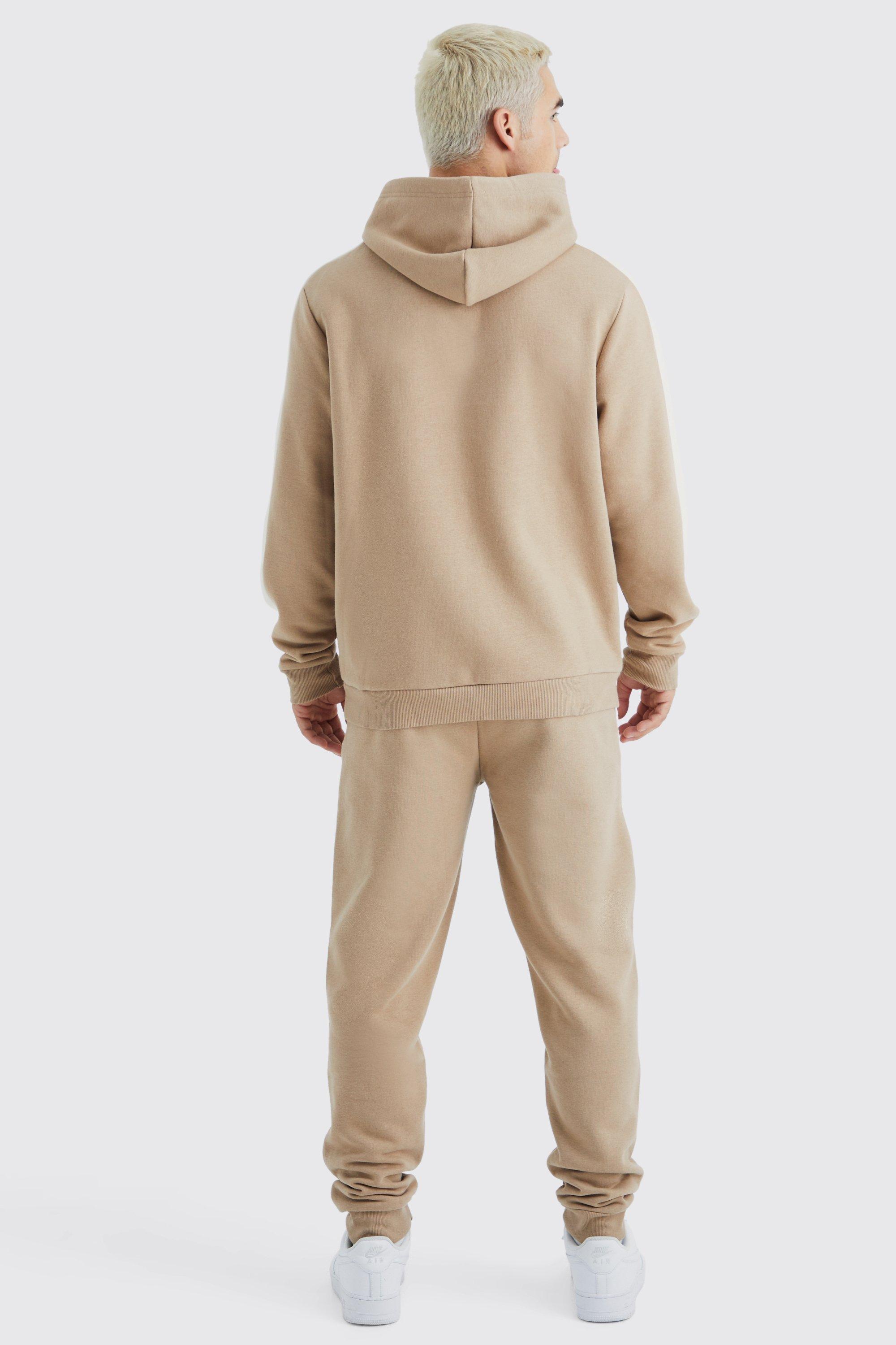 Beige colour cheap hoodie