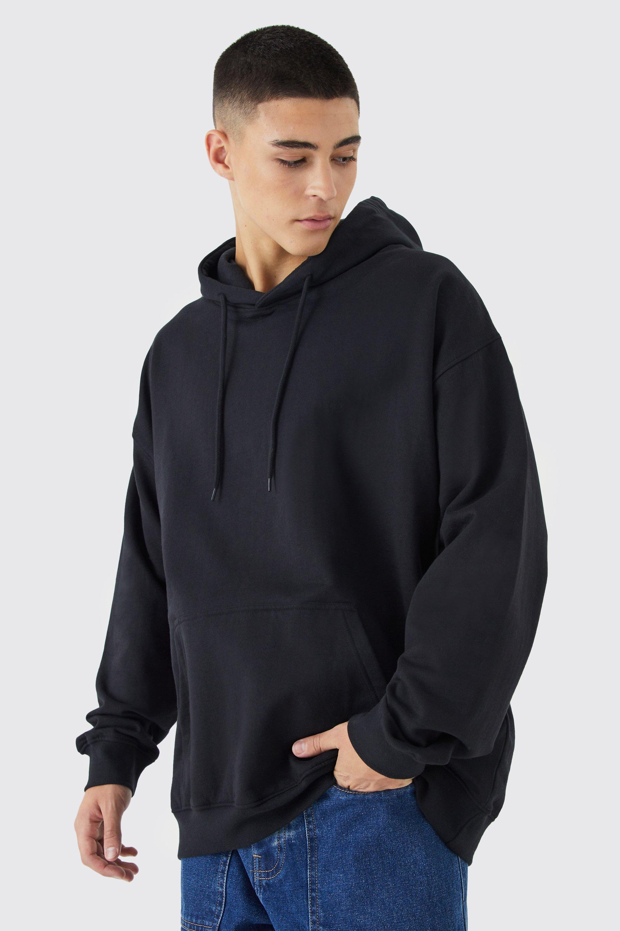 Felpa Homme con grafica di farfalle e cappuccio
