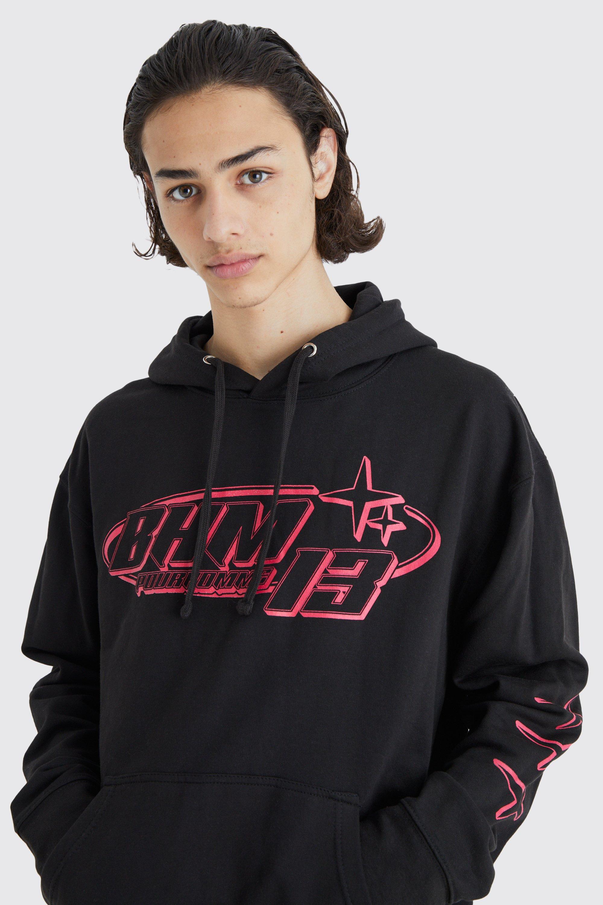 varsity graphic hoodie