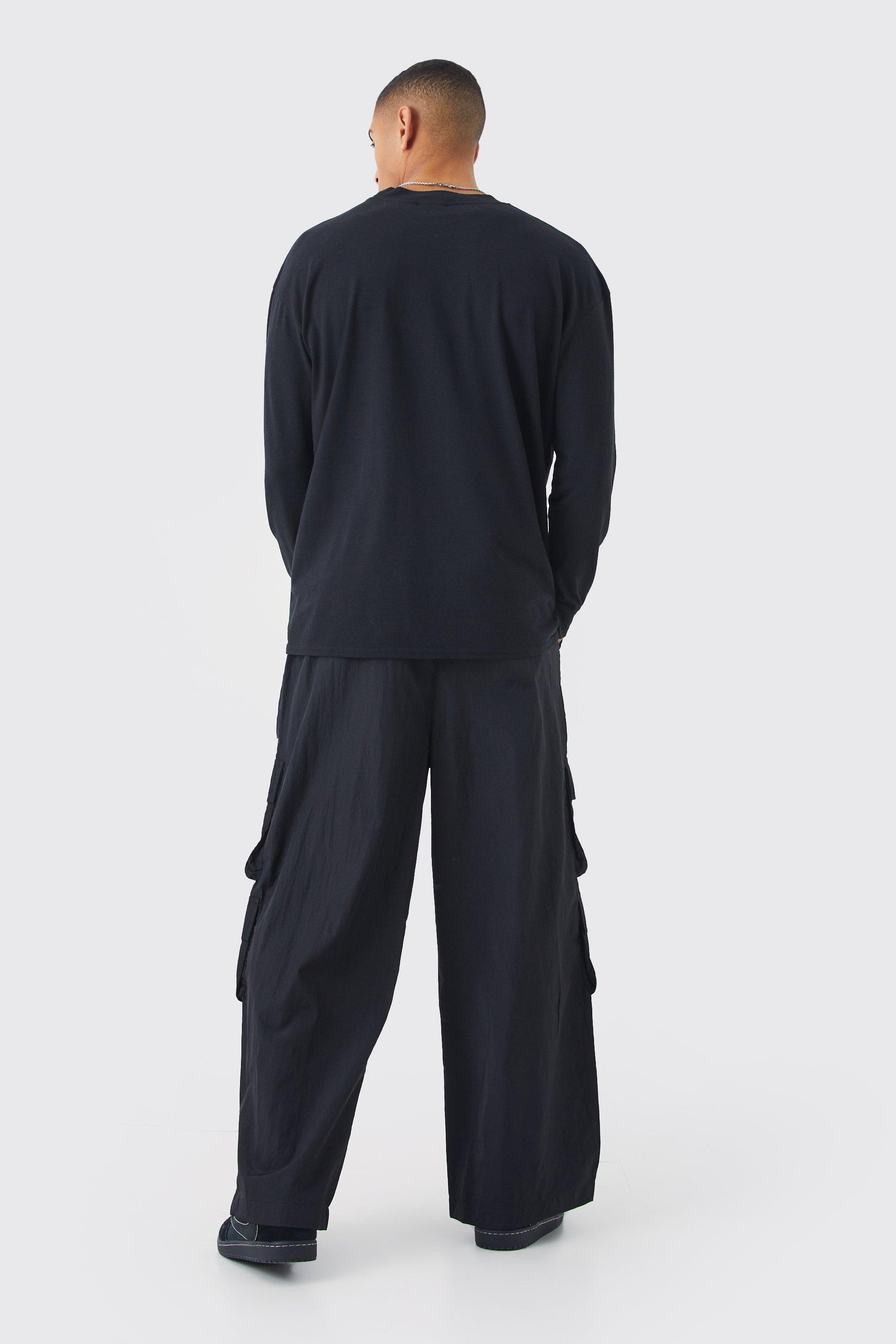 Cargo Multi Pocket Trouser - Black