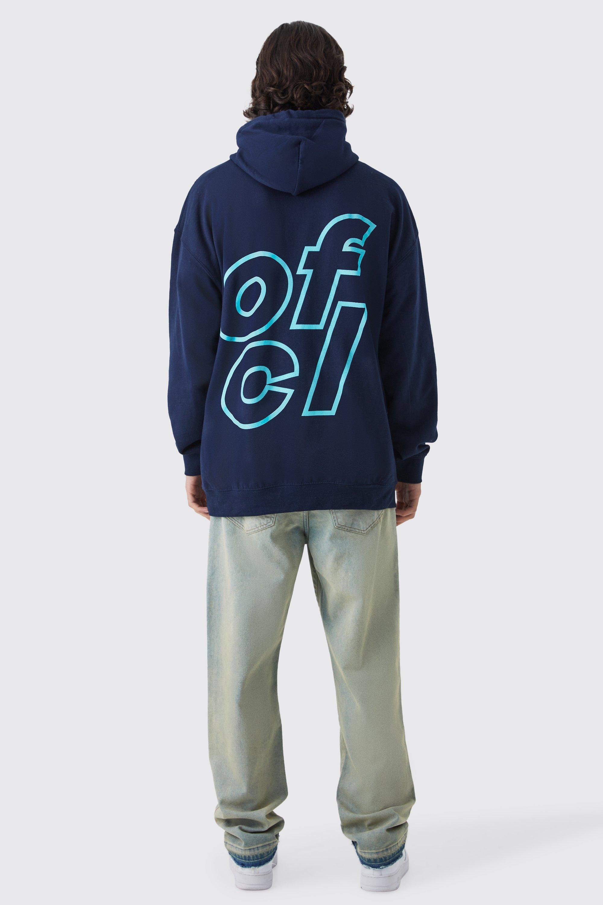 Oversized Ofcl Graphic Hoodie