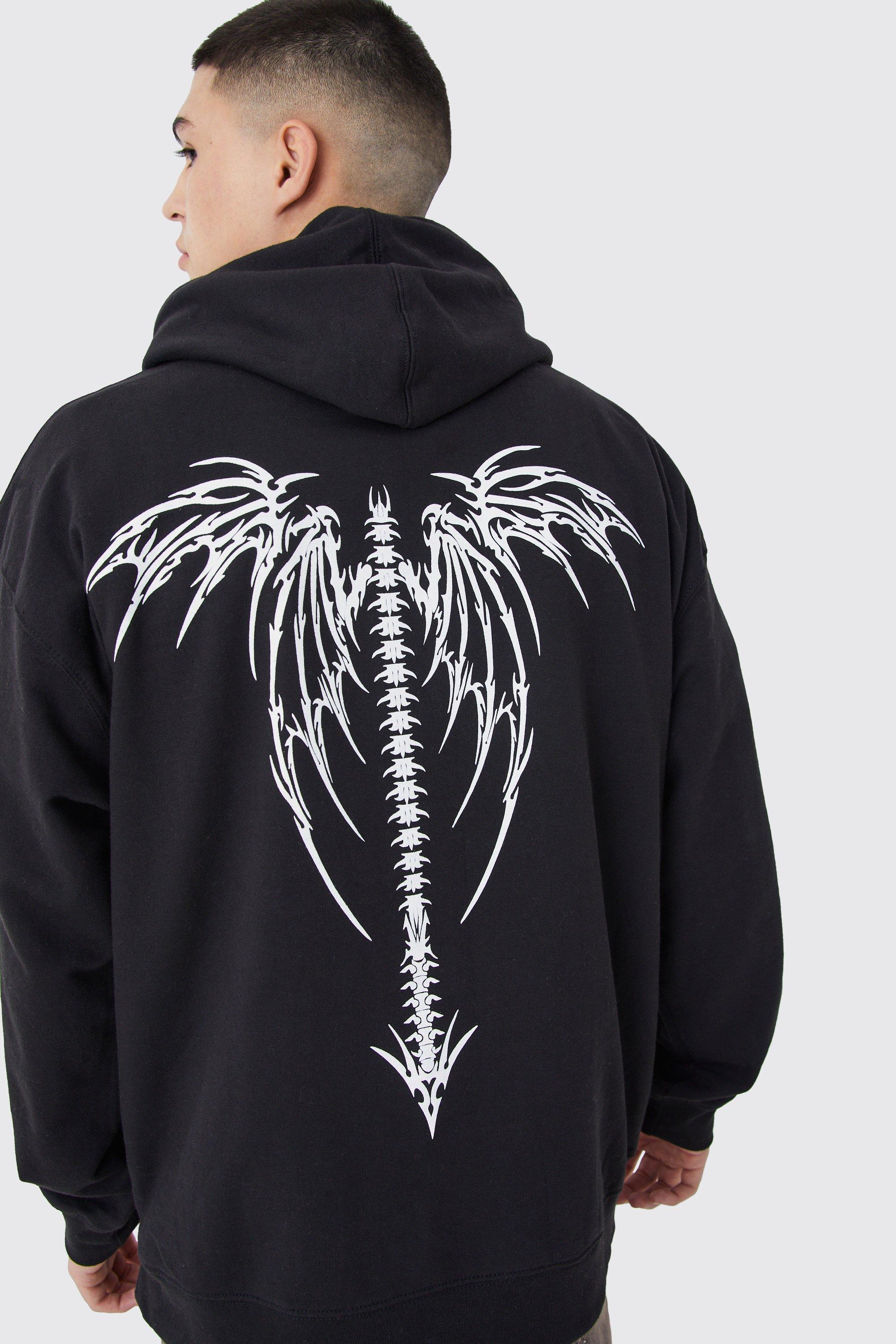 Gothic black hoodie online