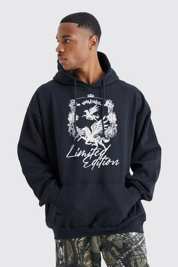 Black Oversized Limited Edition Renaissance Hoodie