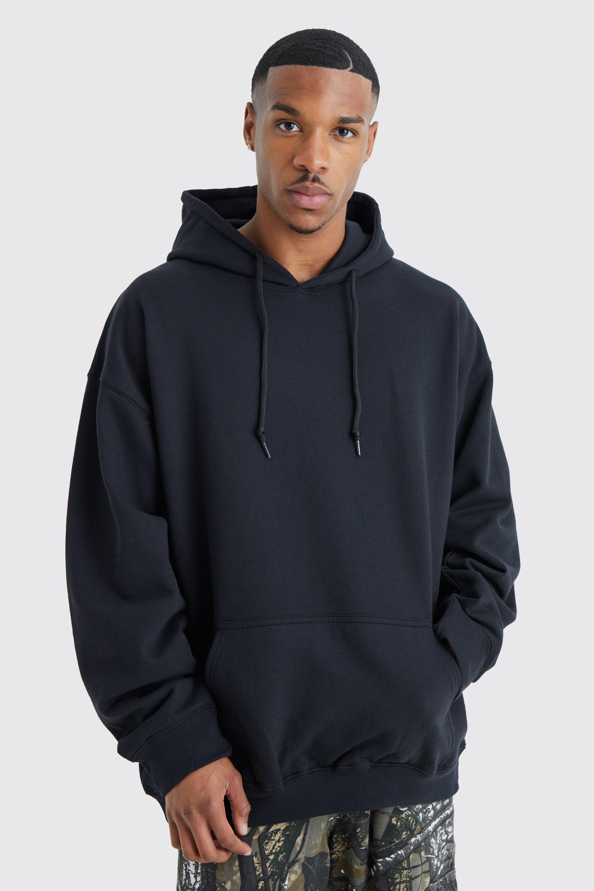 Mens black clearance hoodie with roses