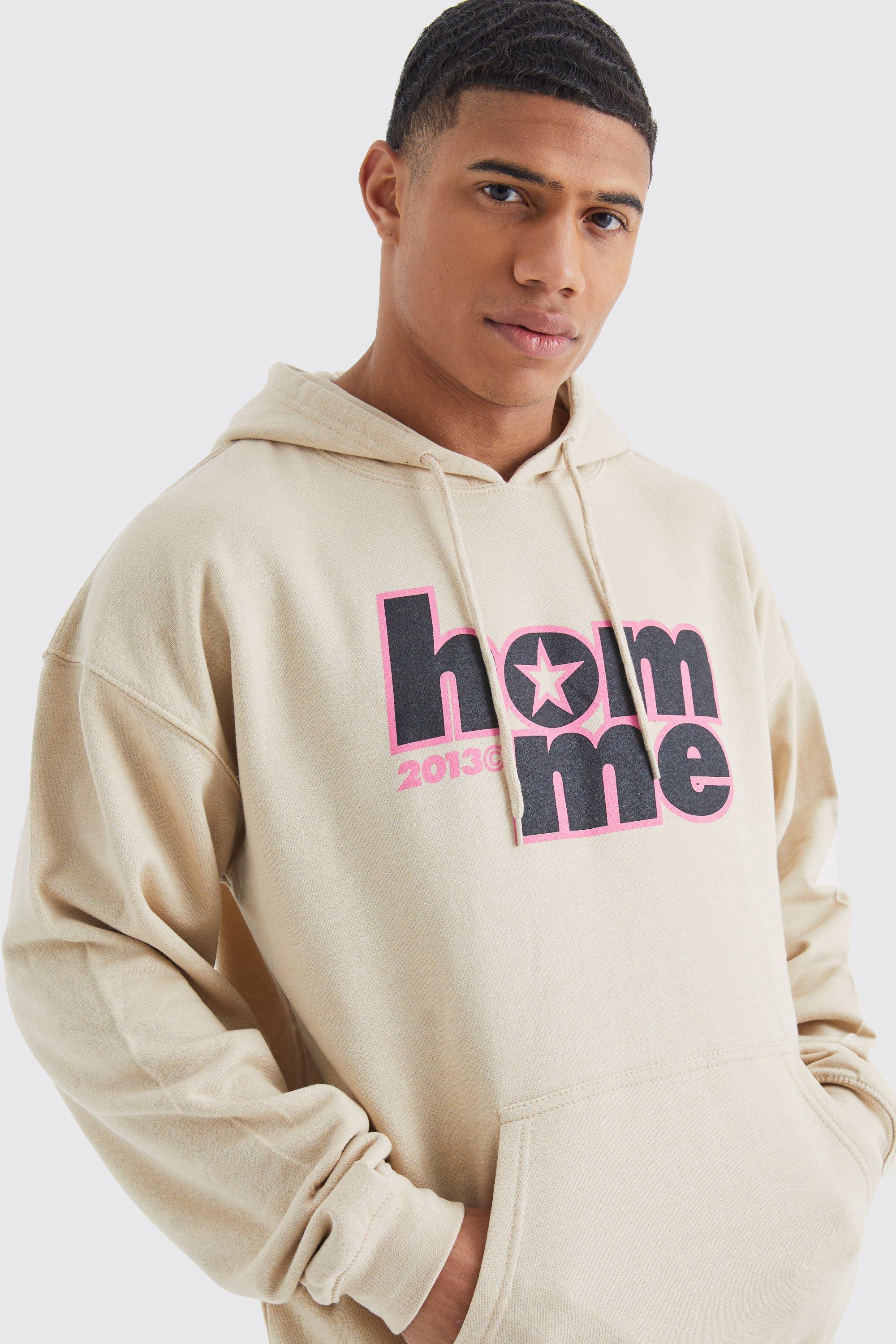 Hoodie best sale beige homme