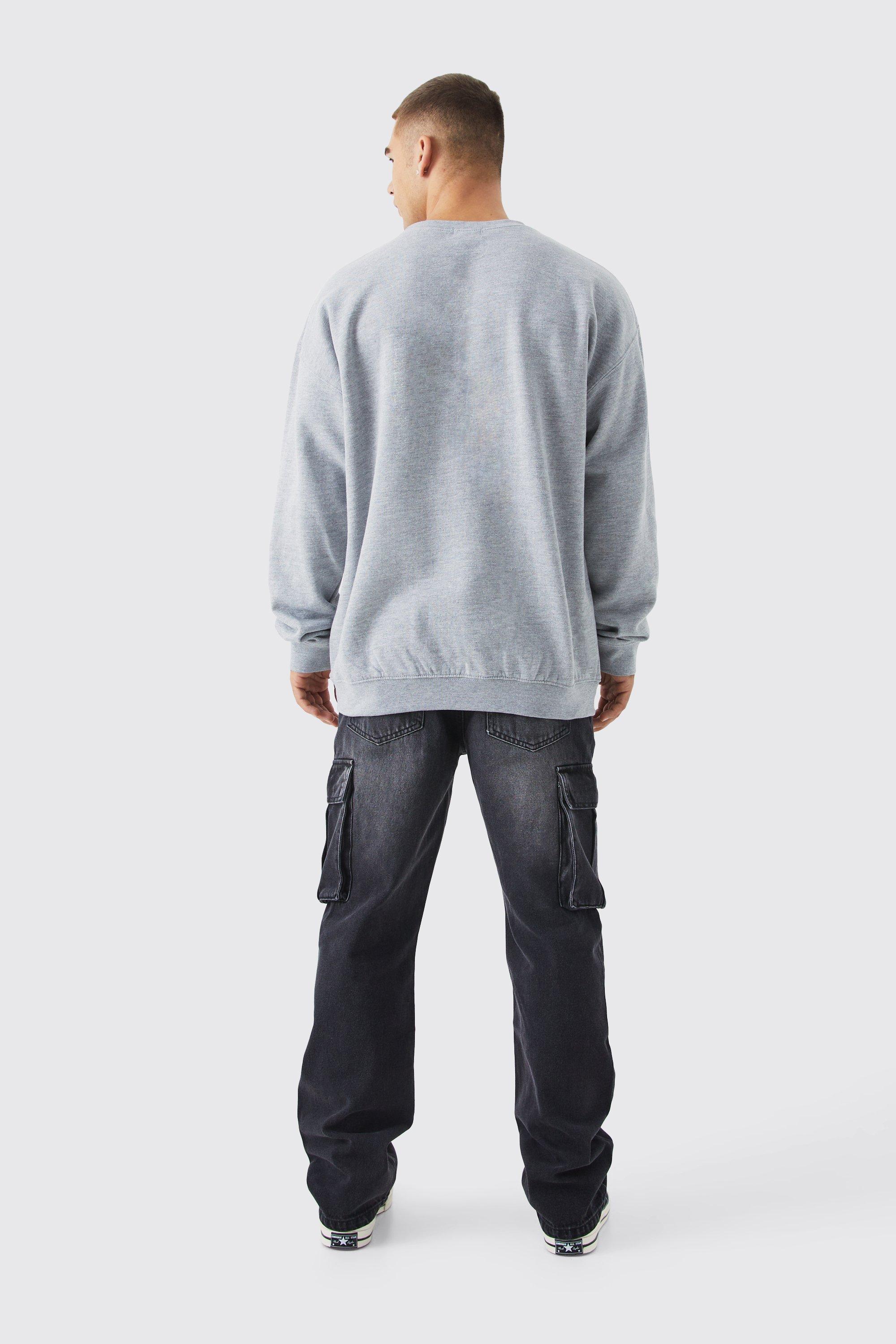 Oversized Homme Graphic Sweatshirt