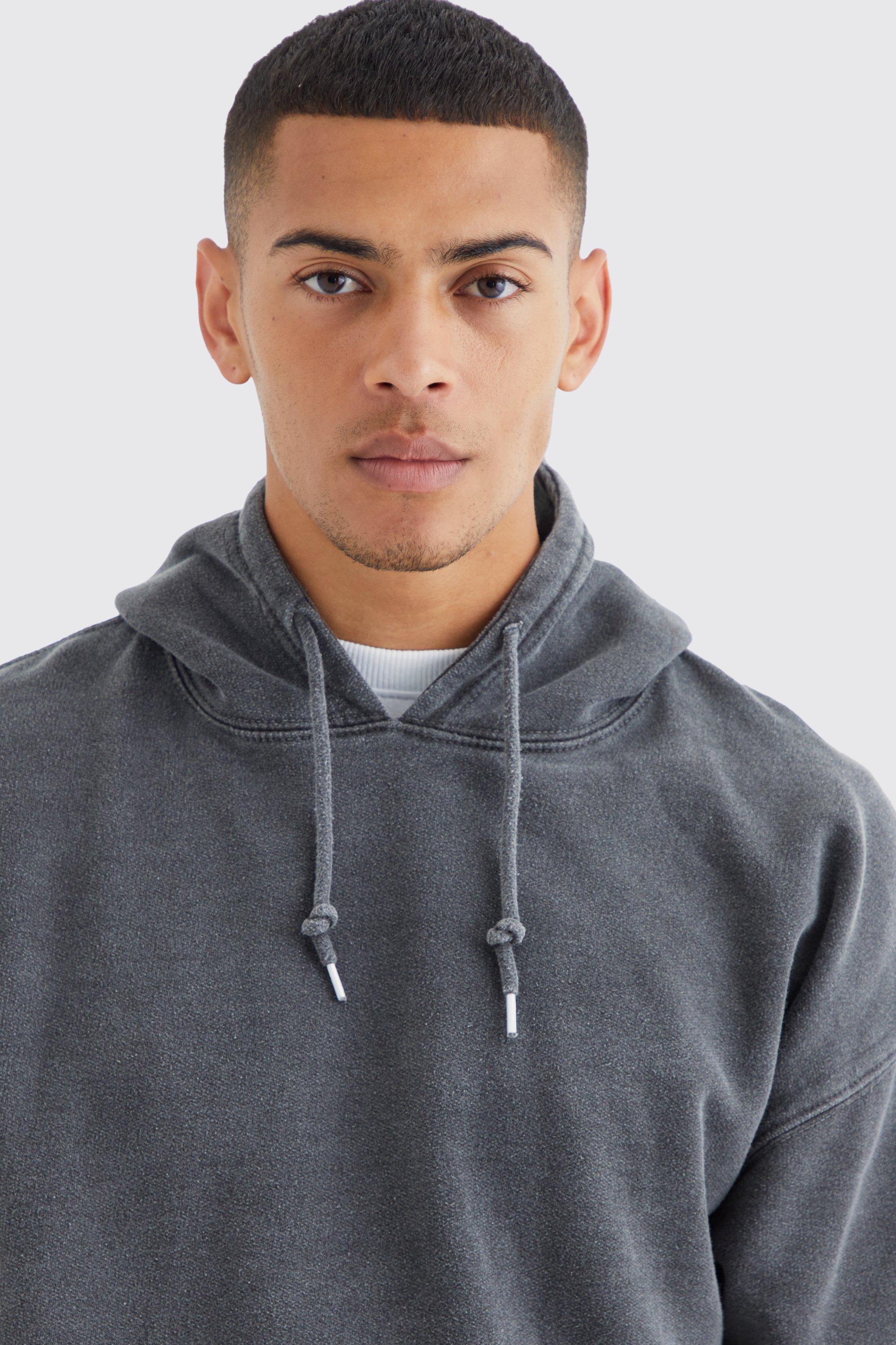 Boohoo man grey hoodie new arrivals