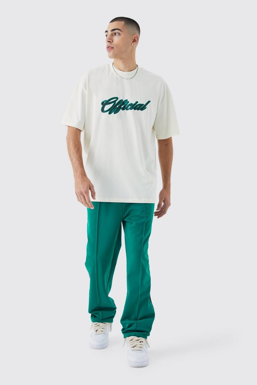 Set T-shirt oversize Official & pantaloni tuta, Forest image number 1