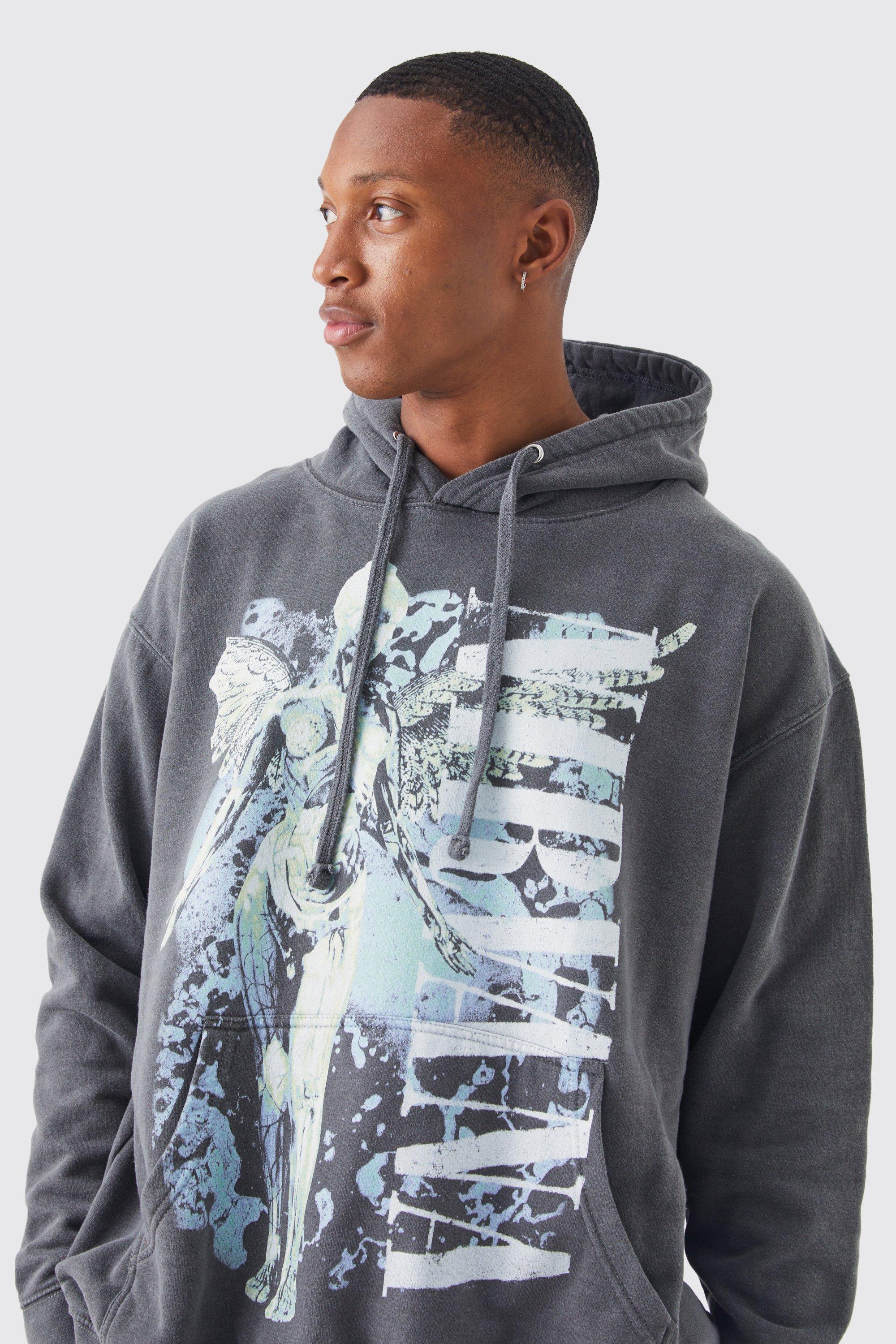 Boohoo on sale grey hoodie