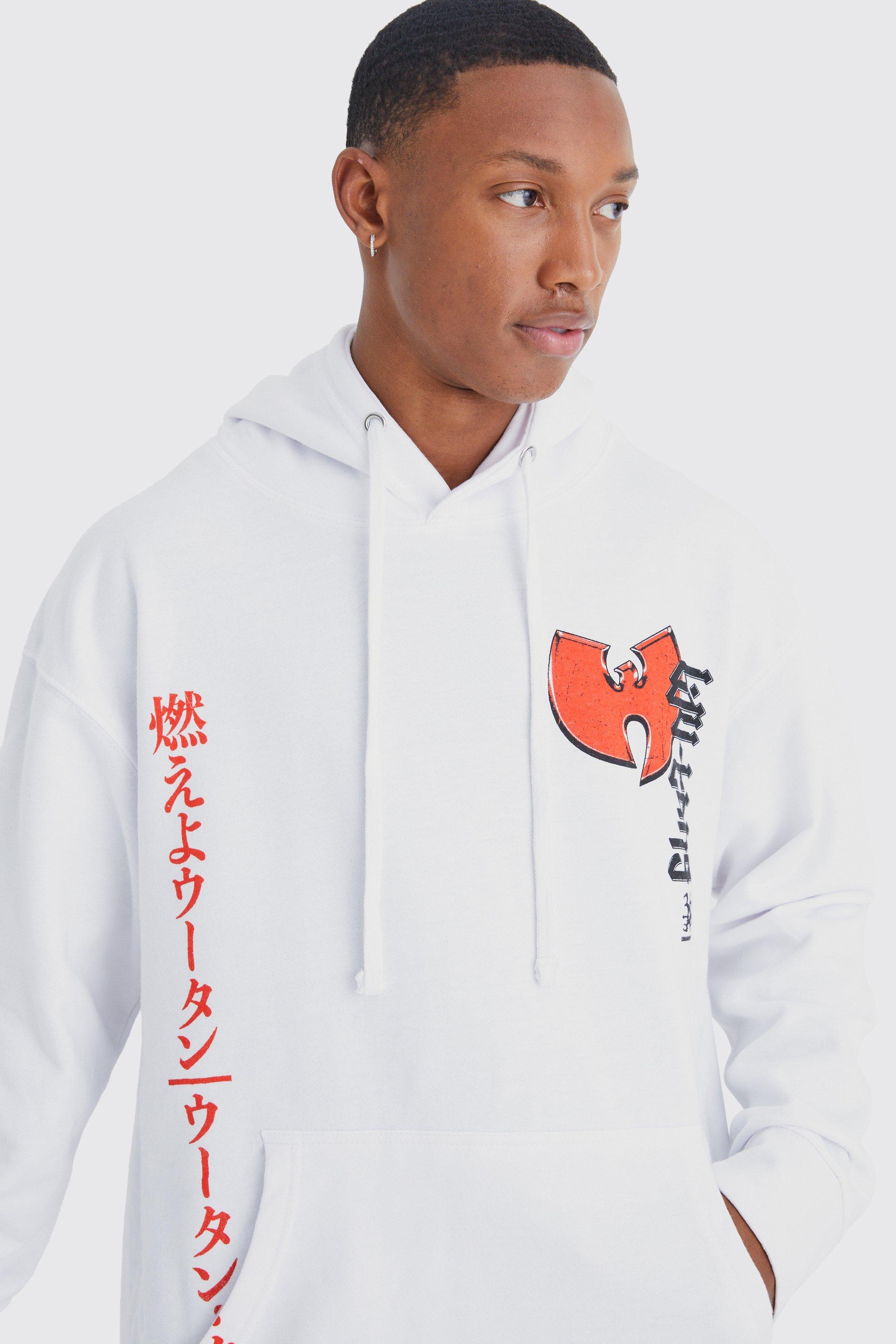 White wu store tang hoodie