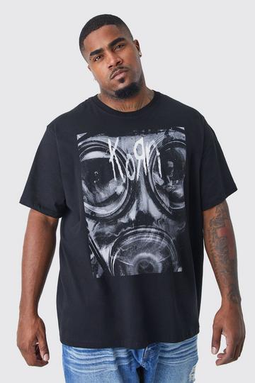 Black Plus Korn License T-shirt