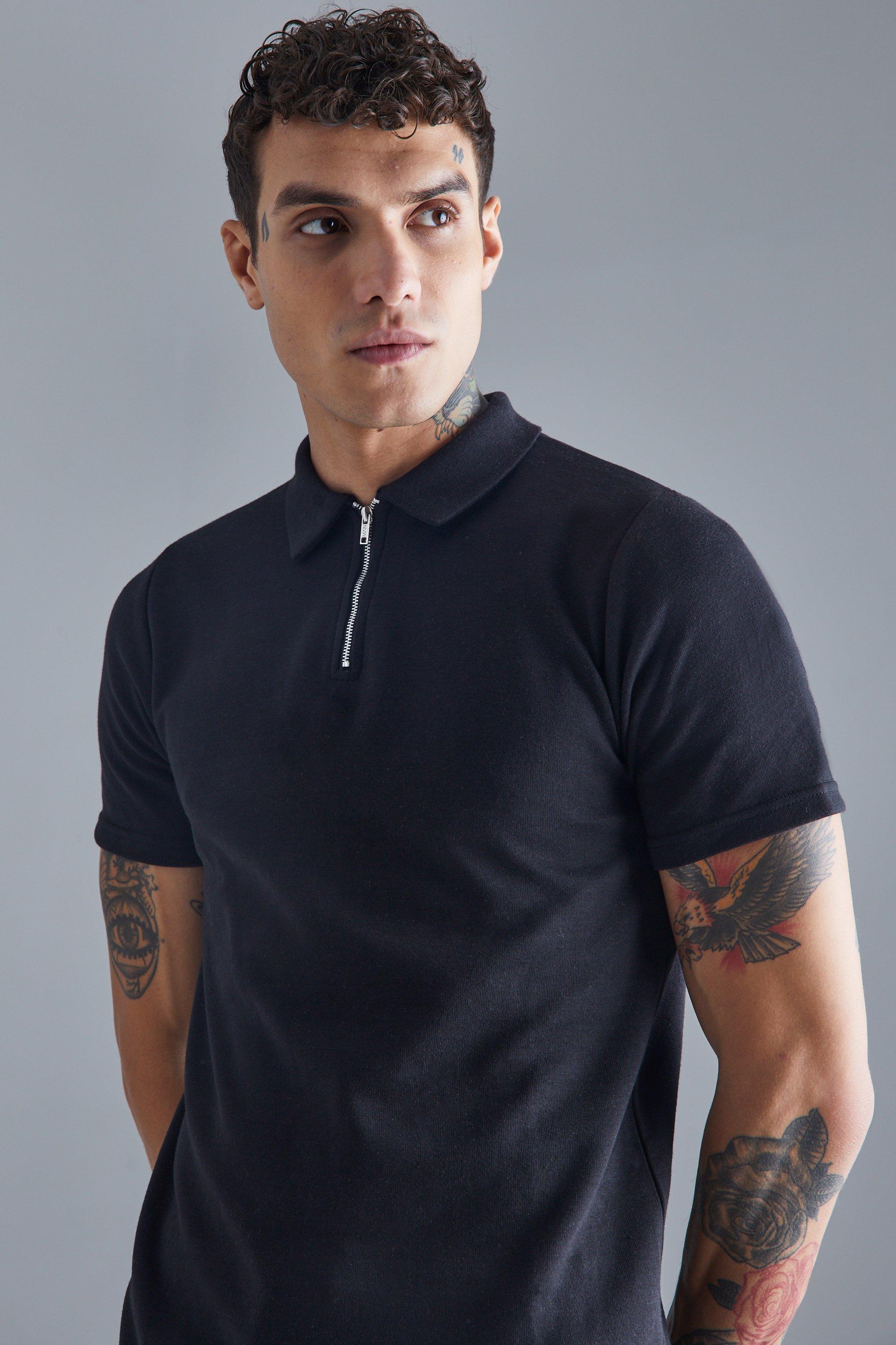 boohoo mens polo shirts