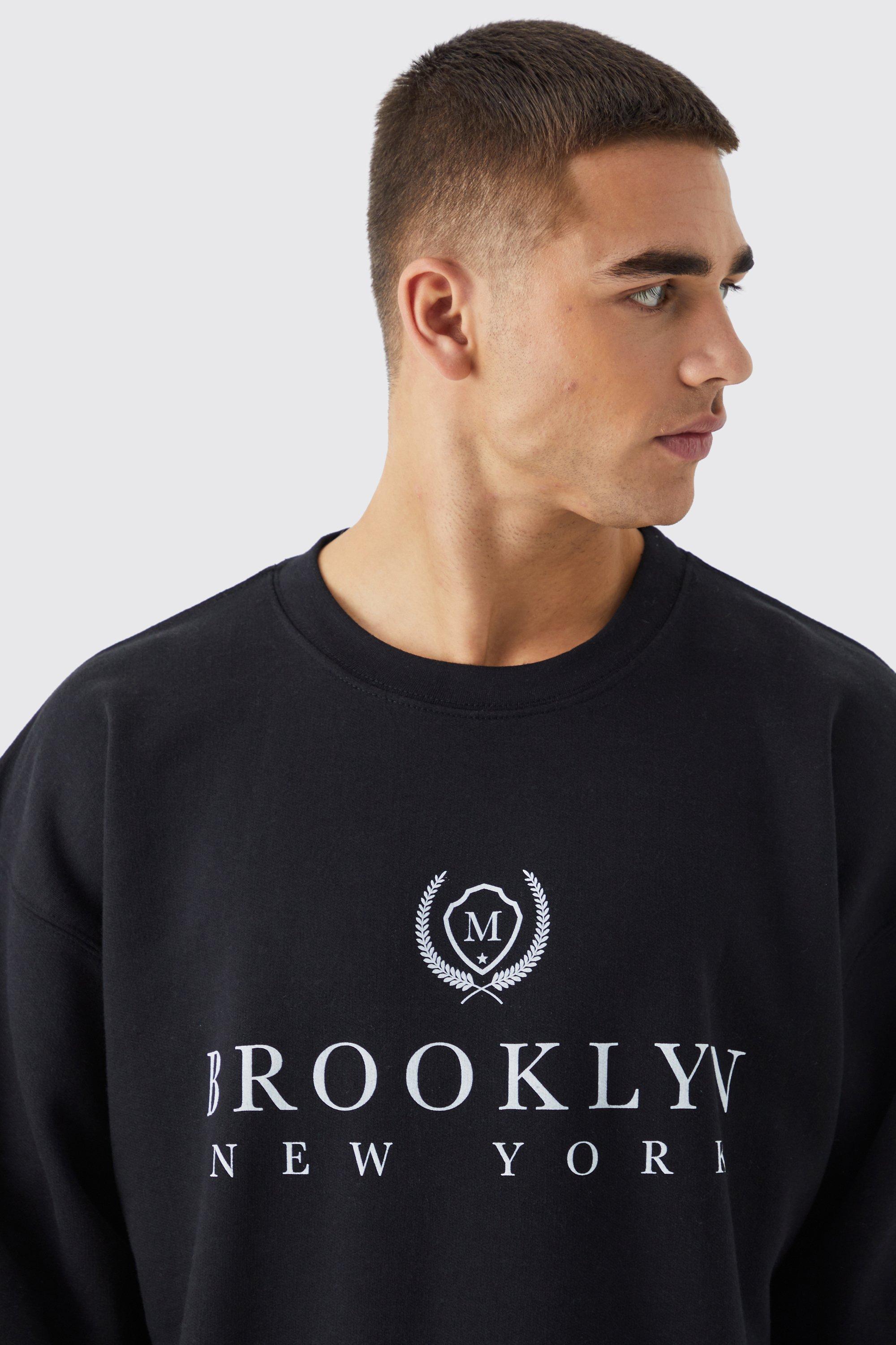 Brooklyn Oversized Crew Neck Sweatshirt