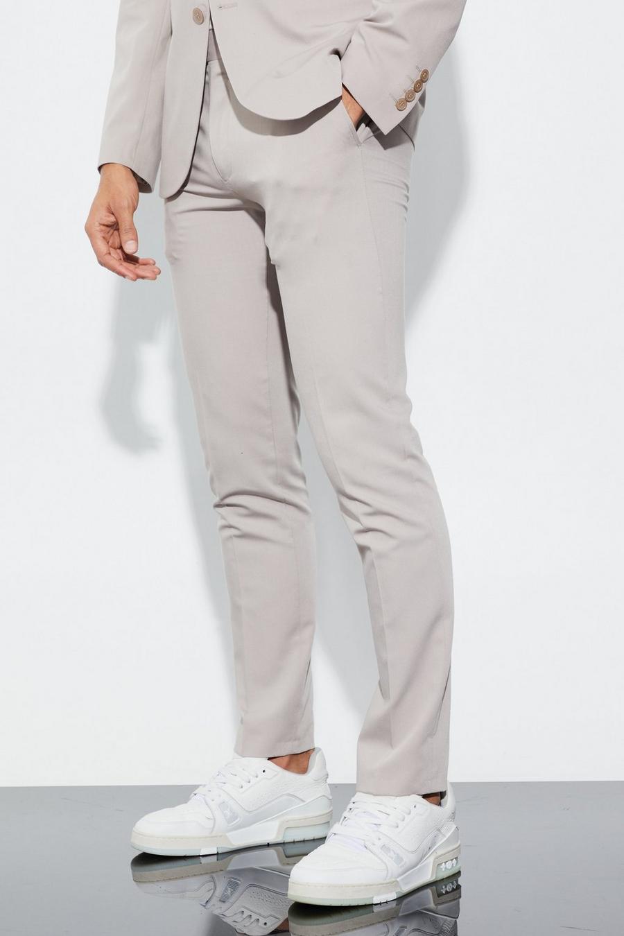 Stone Skinny Fit Cropped Suit Pants image number 1