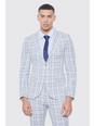 Super Skinny Grey Check Suit Trousers