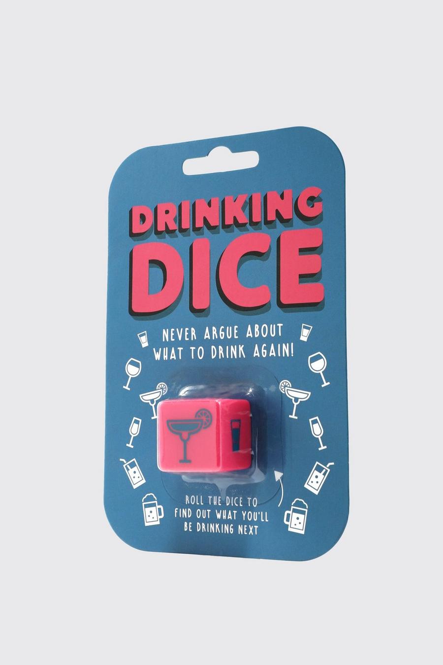Clear Novelty Drinking Dice image number 1