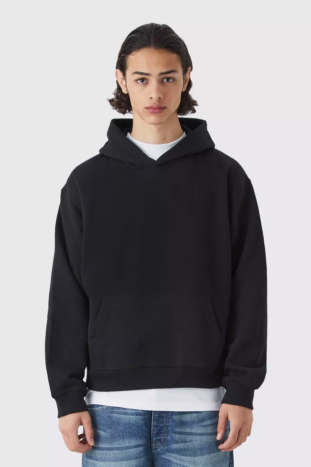 Boxy hoodie store