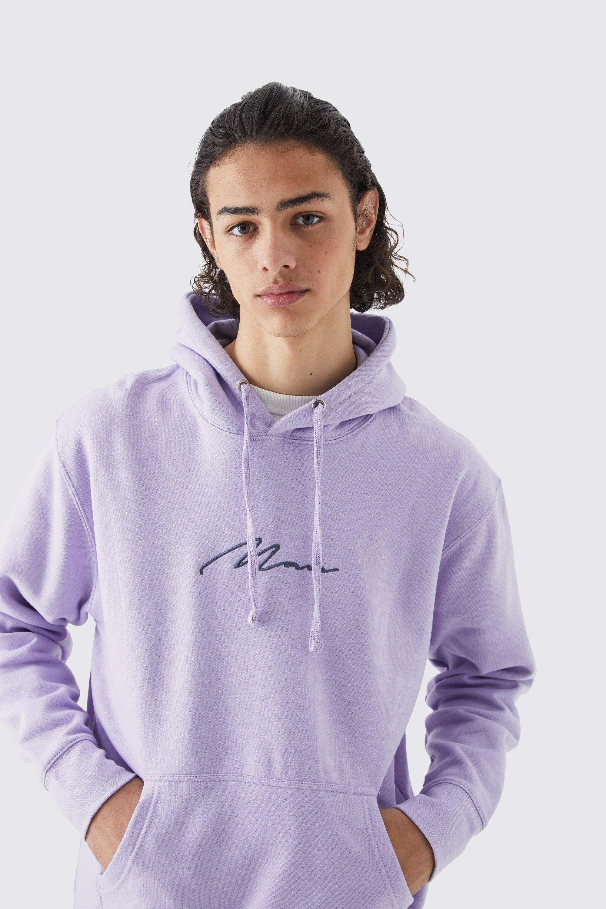 Man Oversized Basic Hoodie